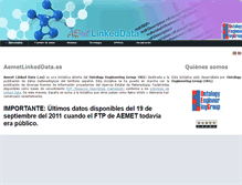 Tablet Screenshot of aemet.linkeddata.es